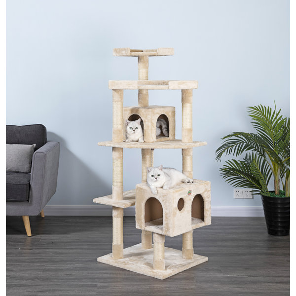 Go Pet Club 61" Cat Tree & Reviews Wayfair
